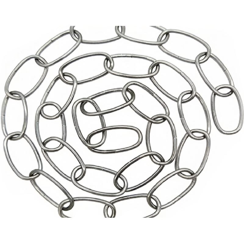 Plokščia plieninė grandinė